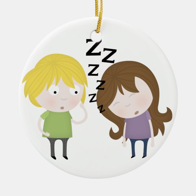 Allgemeiner Narcolepsy Keramikornament (Vorne)