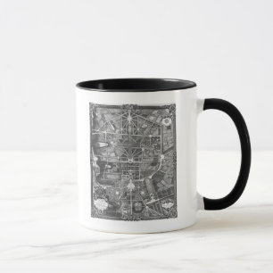 Allgemeiner Plan der Stadt und des Chateaus von Tasse