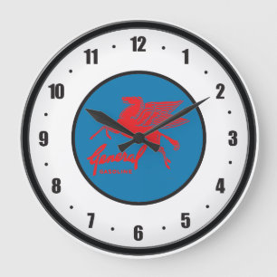 Allgemeines Gas-Vintage Wand-Uhr Große Wanduhr