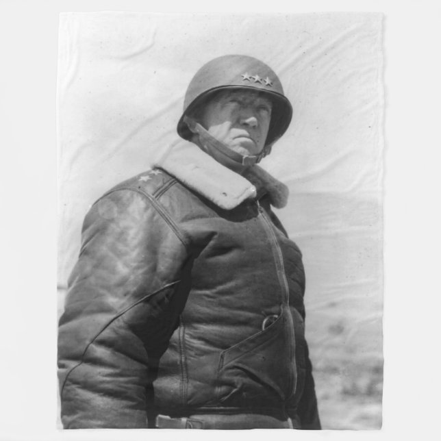 ALLGEMEINES GEORGE S. PATTON FLEECEDECKE (Vorderseite)