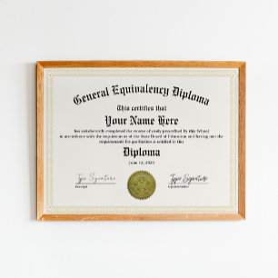 Allgemeines Gleichwertigkeitsdiplom, Hochschule &  Poster