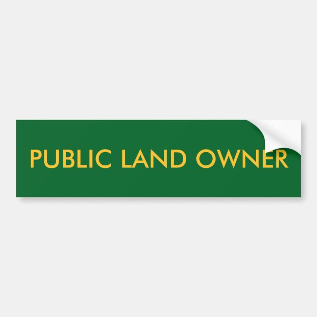Allgemeines Land-Inhaber-Autoaufkleber Autoaufkleber (Vorne)