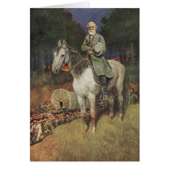 Allgemeines Lee auf seinem berühmten Ladegerät, (Vorne)