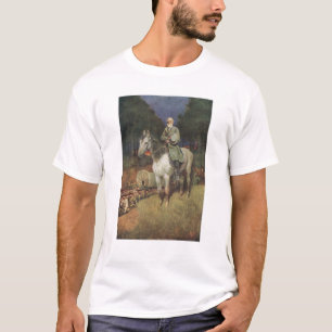 Allgemeines Lee auf seinem berühmten Ladegerät, T-Shirt
