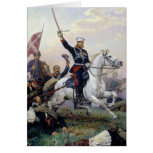 Allgemeines M.D. Skobelev im Russisch-Türkischen