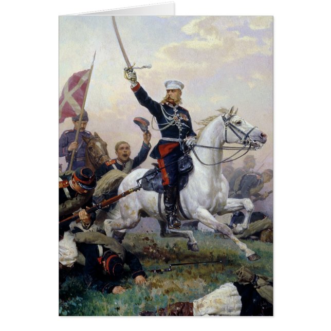 Allgemeines M.D. Skobelev im Russisch-Türkischen (Vorne)