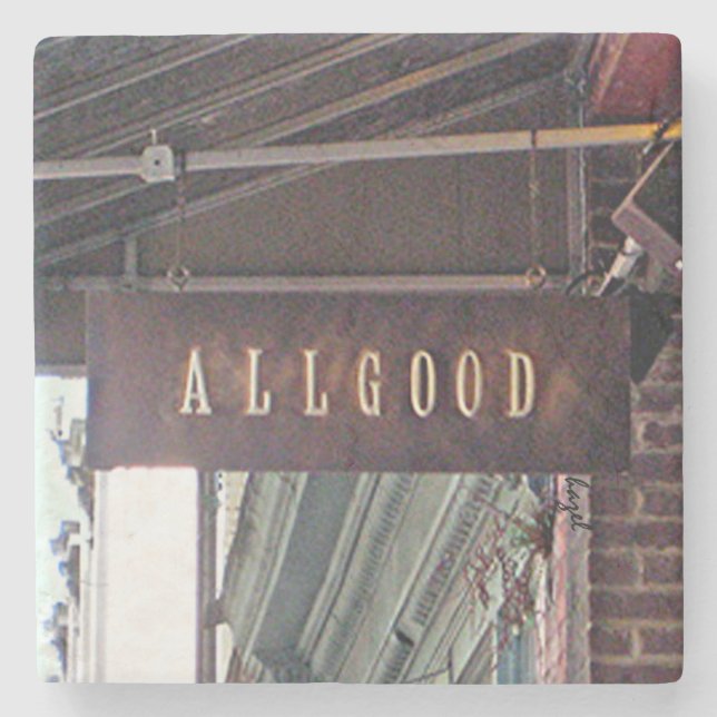 Allgood lounge, Athen, Georgia Marmorbäder Unterse Steinuntersetzer (Vorderseite)
