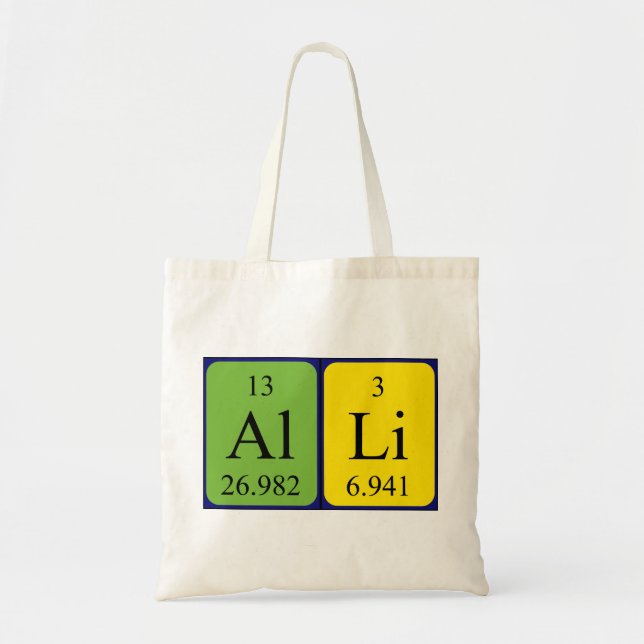 Alli Periodenname Tasche (Vorne)
