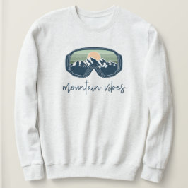 ALLIE Sage Mountain Vibes Ski Bachelorette Gruppe Sweatshirt