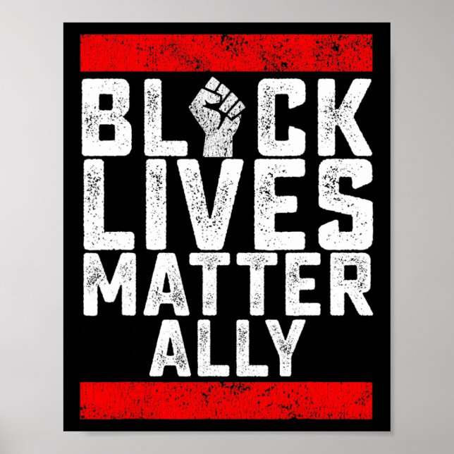 Allied Black Lives Poster (Vorne)