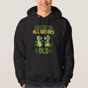 Alligator 2. Geburtstag Krokodil dieser vielen All Hoodie