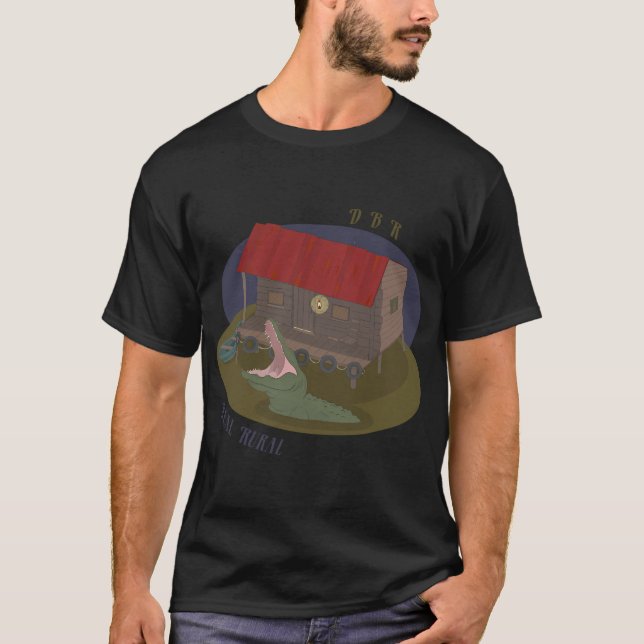 Alligator am Bayou T-Shirt (Vorderseite)