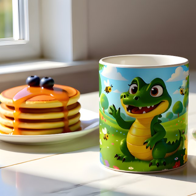 Alligator Andy Mug  Kaffeetasse (Alligator Andy Mug  - Start your day with a smile.)