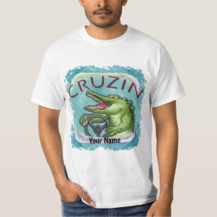 Alligator Autofahrer T - Shirt