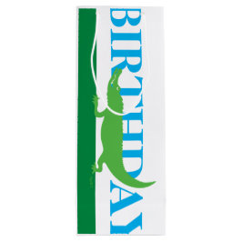 Alligator Birthday Wine Bag Geschenktüte Für Weinflaschen