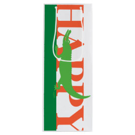 Alligator Birthday Wine Bag Geschenktüte Für Weinflaschen