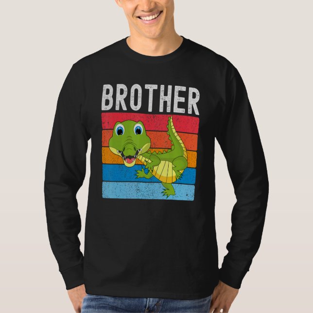 Alligator Brother Gator Crocodile Family T-Shirt (Vorderseite)