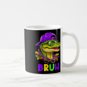 Alligator Bruh Mardi Gras Costume Carnival Teens B Kaffeetasse