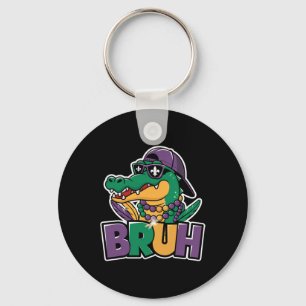Alligator Bruh Mardi Gras Kostüm Karneval Teenager Schlüsselanhänger
