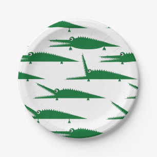 Alligator Chomp   Alligatorreptil Pappteller