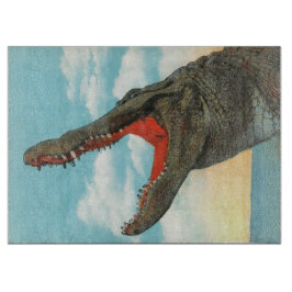 Alligator Chomp Cutting Board 15"x11" Schneidebrett