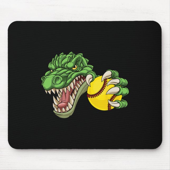 Alligator Crocodile Dinosaur Softll Character  Mousepad (Vorne)