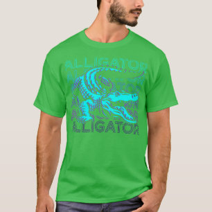 Alligator Crocodile Gator Retro Alligator Geschenk T-Shirt