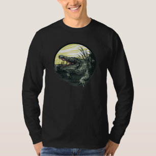 Alligator Crocodile Graphic Reptile T-Shirt