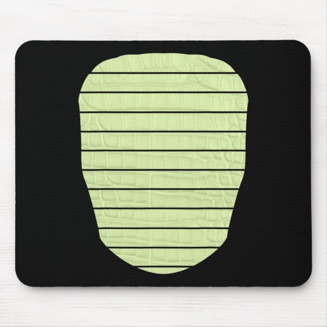 Alligator Crocodile Lizard Dinosaur Belly Hallowee Mousepad (Vorne)