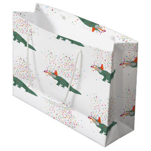 Alligator Crocodile - Tiere mit Party Große Geschenktüte