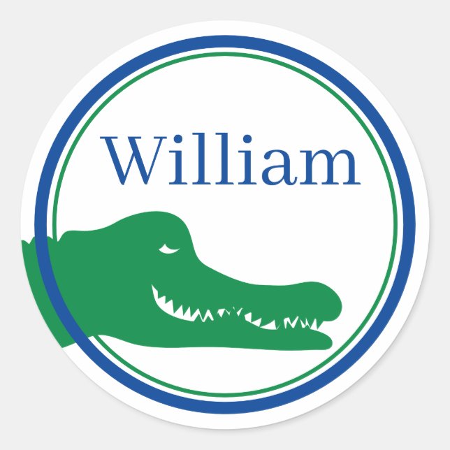 Alligator Custom Sticker (Vorderseite)