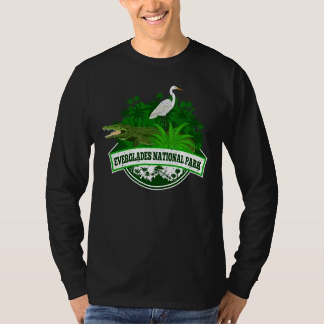 Alligator der Everglades National T-Shirt (Vorderseite)