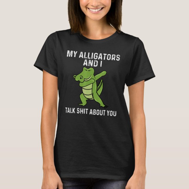 Alligator Designs For Men Women Reptile Gator T-Shirt (Vorderseite)