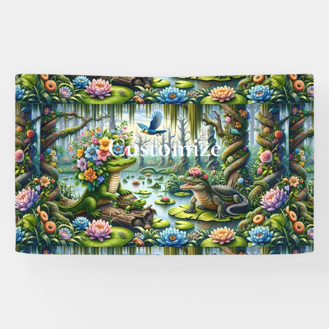 Alligator Fantasy Sumamp Thunder_Cove Banner (Horizontal)