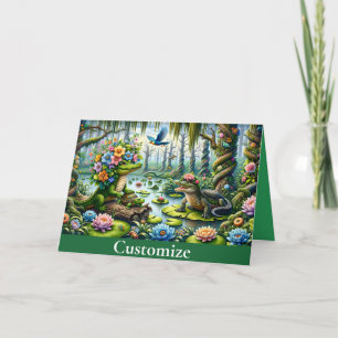 Alligator Fantasy Sumamp Thunder_Cove Einladung