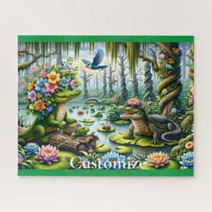 Alligator Fantasy Sumamp Thunder_Cove Puzzle