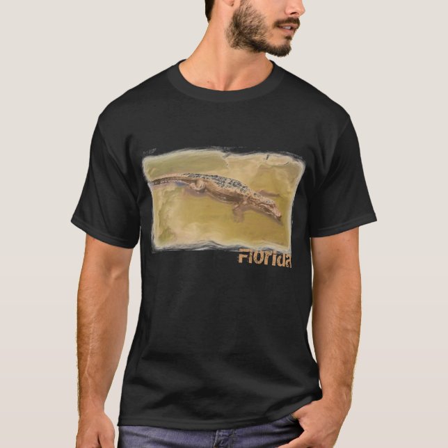 Alligator Florida Typ Shirt (Vorderseite)