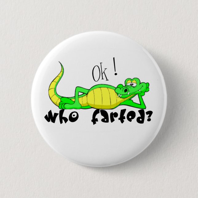 Alligator Gas.:-) Button (Vorderseite)