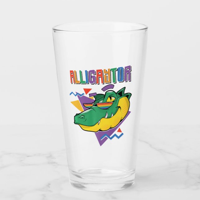 Alligator Gay Pride LGBT Alligayer Premium Glas (Vorderseite)