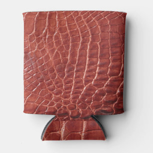 Alligator Gemusterter Hintergrund. Dosenkühler