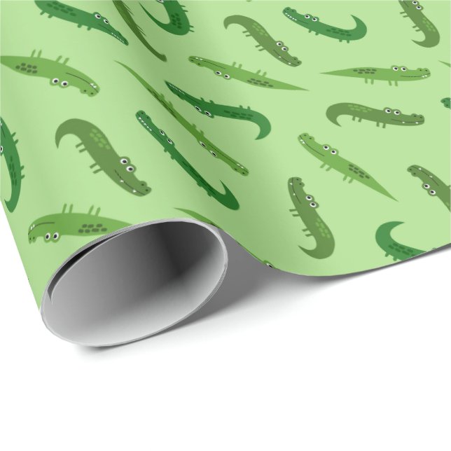 Alligator Geschenkpapier (Rolleneckpunkt)