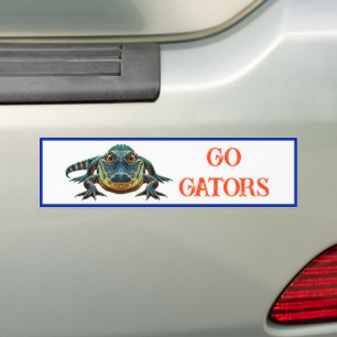 Alligator - Go Gators Autoaufkleber