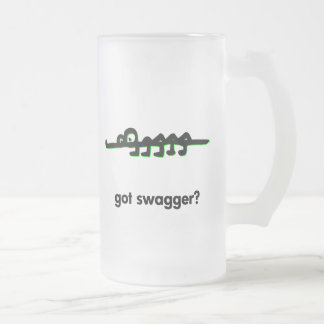 Alligator got Swagger Mattglas Bierglas
