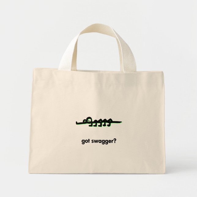Alligator got Swagger Mini Stoffbeutel (Vorne)