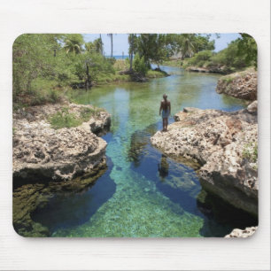 Alligator Hole, Black River Town, Jamaika Mousepad