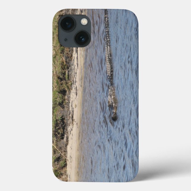 Alligator im Wasser Case-Mate iPhone Hülle (Rückseite)