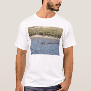 Alligator im Wasser-Shirt T-Shirt