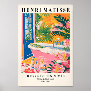 Alligator in der Badewanne Witziges Poster, Kunst  Poster