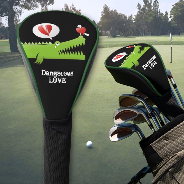 Alligator in der Liebe Golf Headcover (Von Creator hochgeladen)