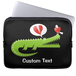 Alligator in der Liebe Laptop-Sieb Laptopschutzhülle